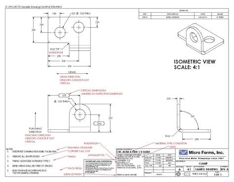 sheet metal drawing notes|sheet metal basic drawing.